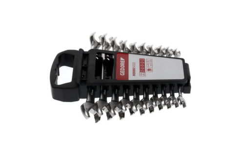 GEDORE R05905010 Chiave combinata a cricchetto aperta 10-19 mm 10 pezzi