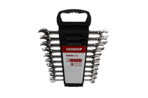 GEDORE R05905010 Chiave combinata a cricchetto aperta 10-19 mm 10 pezzi