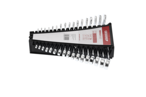 GEDORE R09105017 Set di chiavi ad anello 6-22 mm 17 pezzi