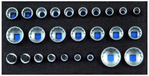 GEDORE 1500 CT1-D 19 Set di bussole 1/2"