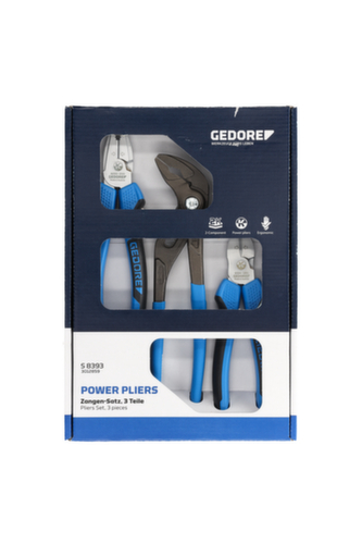 GEDORE S 8393 Set di pinze 3 pezzi