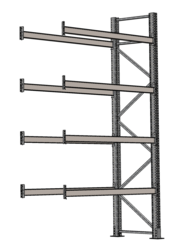 SCHULTE Portapallet per 18 pallet, 5965 mm di larghezza, 3 piani di stoccaggio