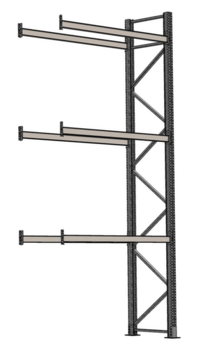 SCHULTE Portapallet per 12 pallet, 2825 mm di larghezza, 4 piani di stoccaggio