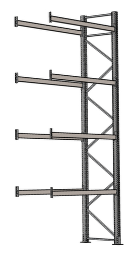 SCHULTE Portapallet per 15 pallet, 2825 mm di larghezza, 5 piani di stoccaggio
