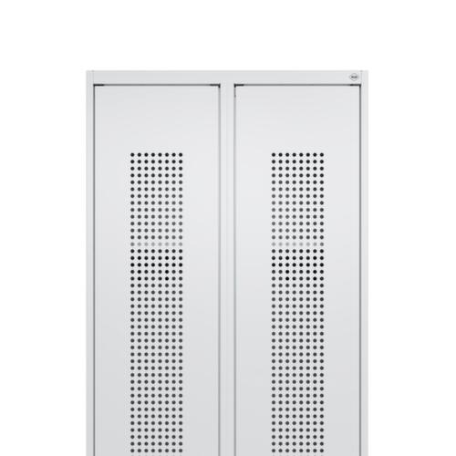 Porta ad ala con schema dei fori