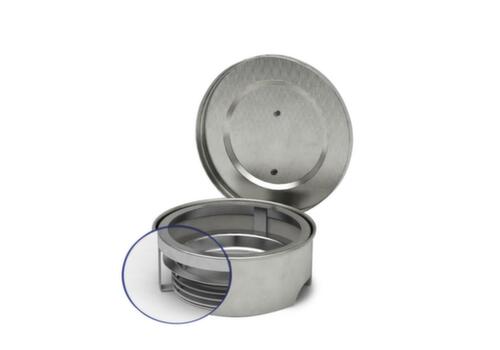 Pulitore per minuterie FALCON con dispositivo tagliafiamma e setaccio a immersione