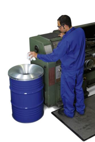 coperchio tagliafuoco Flammex per fusto, argento