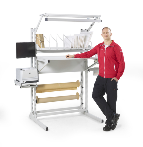 Treston Tavolo da lavoro regolabile in altezza Quick Edge