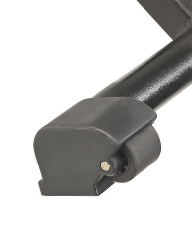 meychair Aiuto in piedi XXL pieghevole Assistent Futura AF-SR, altezza sedile 550 - 770 mm, sedile nero