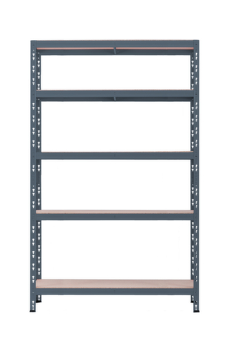 UDOBÄR scaffale per carichi pesanti, altezza x larghezza x profondità 1800 x 1200 x 400 mm, 5 ripiani