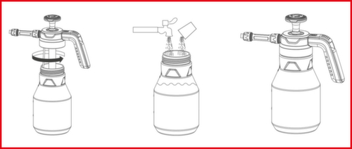 KS Tools Pressure pump foam sprayer (foamer)