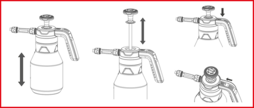 KS Tools Pressure pump foam sprayer (foamer)