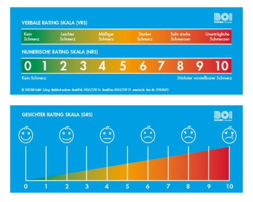 BOI righello del dolore con scala
