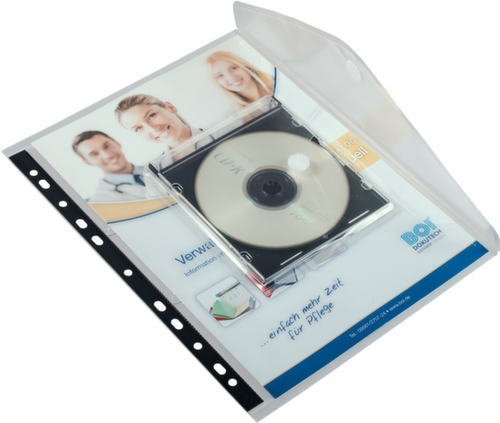 EICHNER custodia trasparente per documenti, trasparente, DIN A4
