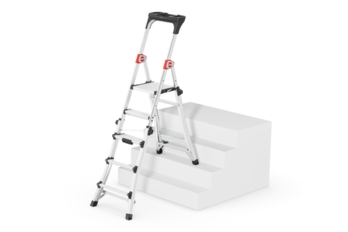 Hailo Scala a piattaforma telescopica TopLine TL100, 3 - 5 gradini larghi
