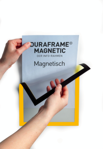Durable cornice informativa DURAFRAME® MAGNETIC magnetica, DIN A4, retro magnetico