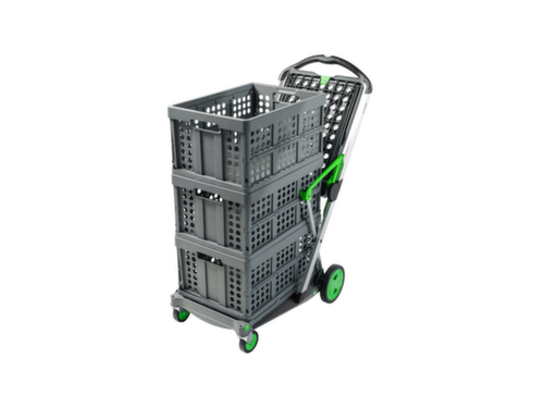 Mobile pieghevole CLAX, inclusa scatola pieghevole, carico max. 60 kg, 2 piani