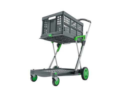 Mobile pieghevole CLAX, inclusa scatola pieghevole, carico max. 60 kg, 2 piani