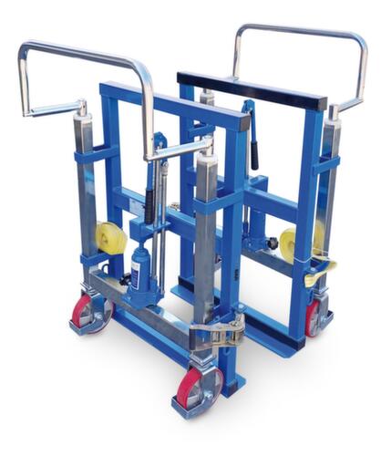 UDOBÄR Elevatore su ruote idraulico, carico max. 1800 kg, altezza di sollevamento 100 mm