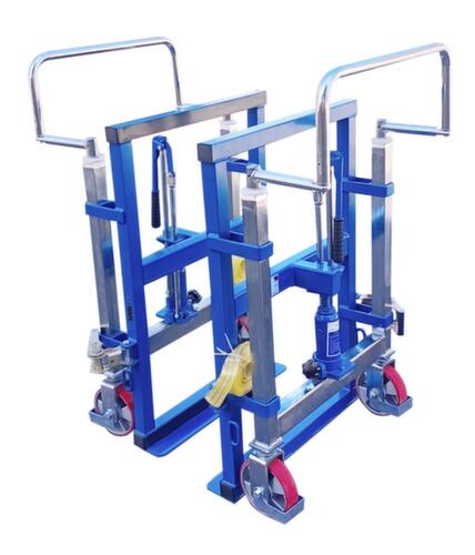 UDOBÄR Elevatore su ruote idraulico, carico max. 1800 kg, altezza di sollevamento 100 mm