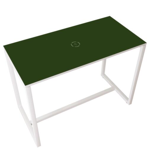 Paperflow Tavolo alto easyDesk, larghezza x profondità 1140 x 750 mm, pannello verde