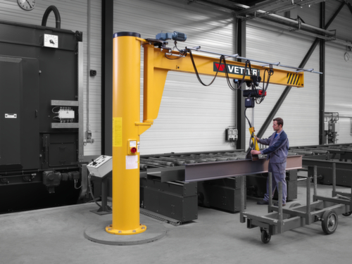 Vetter Gru girevole a muro ASSISTENT con altezza ridotta