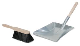 Set di spazzole a mano con setole in crine di cavallo, larghezza di pulizia 200 mm