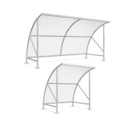 WSM Tettoia per biciclette ad arco tondo