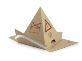 Non impilare i cappelli di pallet 