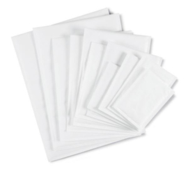 Busta a bolle d'aria bianca