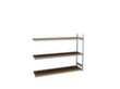 hofe Scaffale a grande campata con ripiani in legno