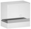 bott Cassetto cubio con cassetto estraibile per armadio di sistema, altezza x larghezza 125 x 1300 mm