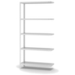 hofe Scaffale da avvitare Vano aggiuntivo, 5 ripiani, RAL7035 grigio luce