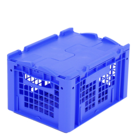 BITO Contenitori impilabili Euronorm con coperchio incernierato in due parti