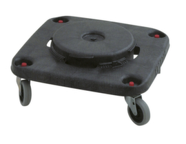 Rubbermaid Telaio per contenitori rettangolari, polietilene nero