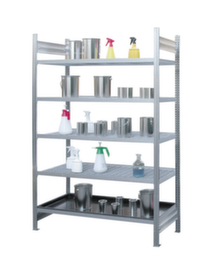 Scaffalature per merci pericolose per piccoli contenitori