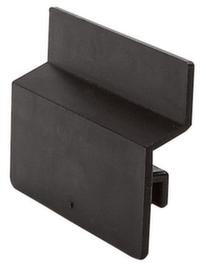 Arresto di estrazione per contenitore per scaffale