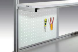 Treston Piastra forata H 500 mm per tavolo di montaggio