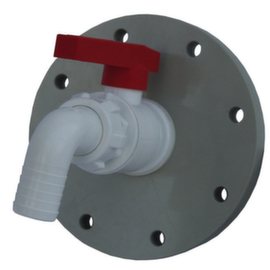 Rubinetto di scarico per cisterna salvaspazio