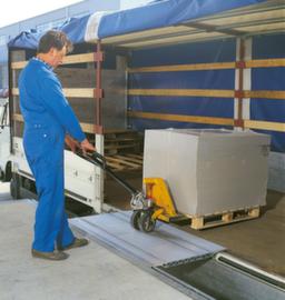 Ponte pieghevole con protezione anticaduta