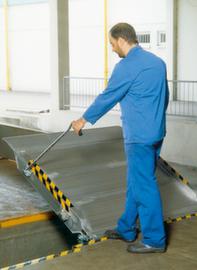 Ponte pieghevole con compensazione a molla