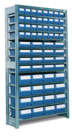 Scaffale con cassetti aggiuntivi