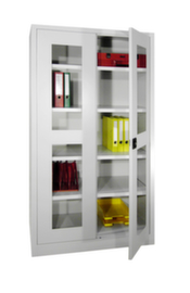 PAVOY Armadietto vetrina Basis RAL7035