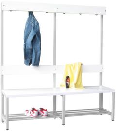 PAVOY Panchina fasciatoio Basis grigio chiaro con doghe in plastica