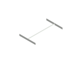 hofe Asta appendiabiti per scaffalature senza viti