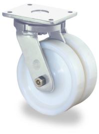 BS-ROLLEN Doppia ruota per impieghi gravosi come ruota girevole