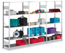 META Scaffalatura supplementare senza viti con bordo di battuta