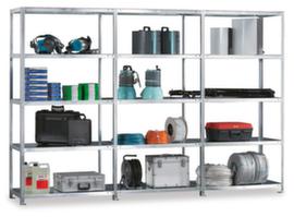 META Scaffalature imbullonate FIX con carico dei ripiani fino a 230 kg