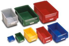 Contenitore aperto impilabile Roll adatto a trasportatori a rulli