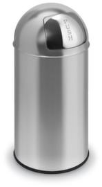 Cestino in acciaio inox push and touch